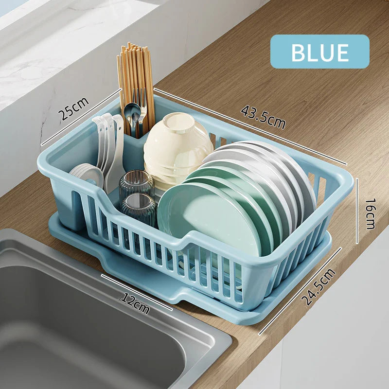 New Pull basket Kitchen cabinet 2-layer drawer Bowl Plastic Drain Basket Space Bowl Rack - Cabinet Organizer - view 7