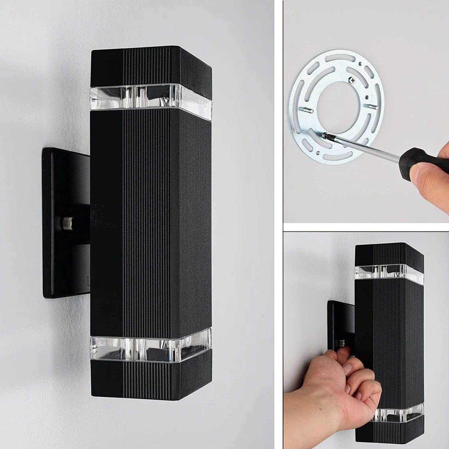 Outdoor IP65 waterproof up and down emitting LED wall lights, acrylic garden balcony porch - Wall Light
