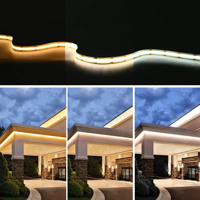 Dimmable COB CCT LED Strip Lights 2700K to 6500K Changeable High Density 608 LEDs/m - LED Strip Light - view 6