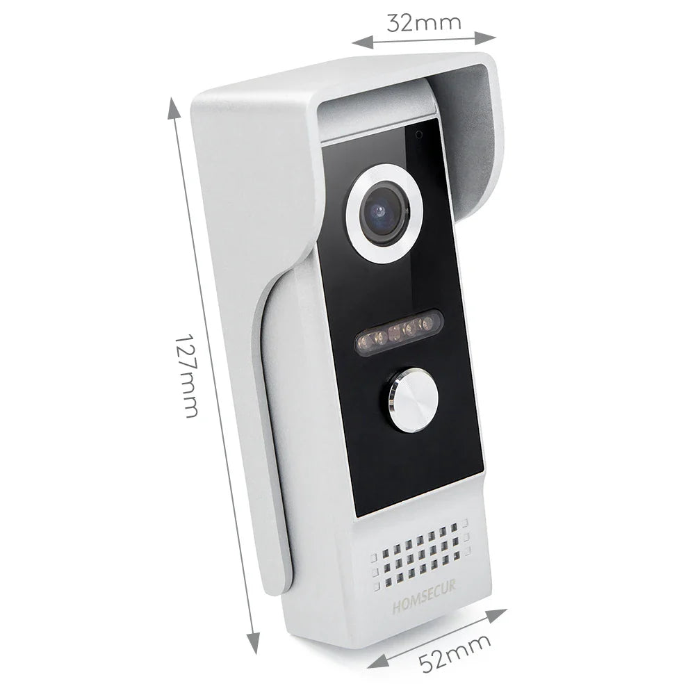 4 Wire Waterproof IP65 HD Doorbell Camera 120° Wide Angle for HOMSECUR Tuya WiFi - Security Camera - view 6