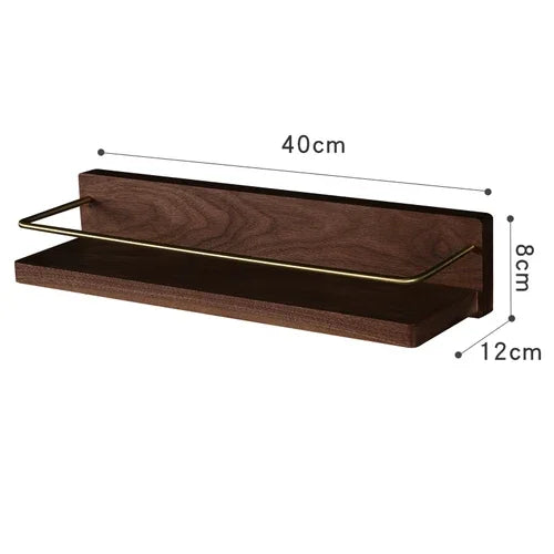 Kitchen Spice Bottle Storage Wooden Rack Multifunctional Wall Hanging Rack Kitchen - Storage Shelf - view 8