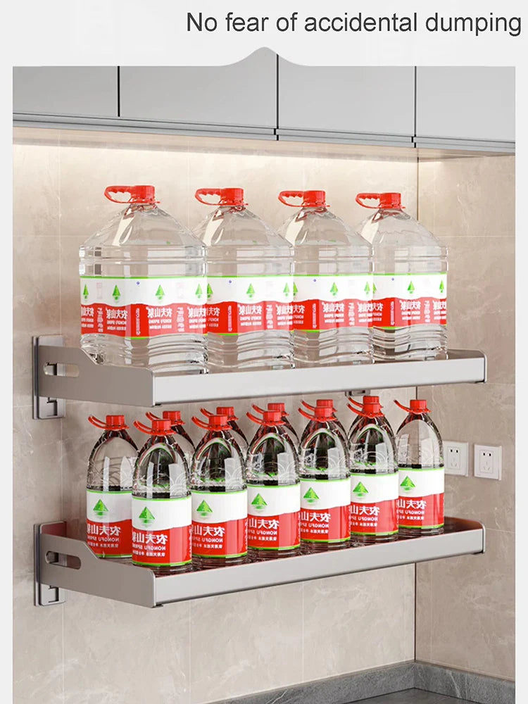 Wall Mounted Kitchen Utensils Organizer Home Spice Rack Box Jar Dish Drying Rack Wall - Dish Drying Rack - view 5