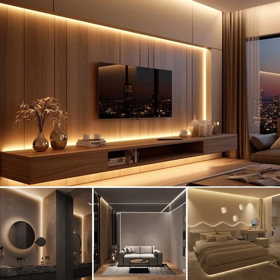 AC 220V COB LED Strip Light 288LEDs/m IP65 Waterproof 1m-50m Flexible Tape with EU/AU - Kitchen Faucet - view 6