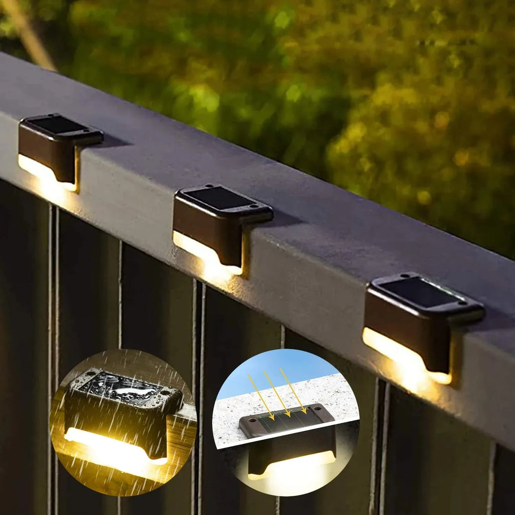 4/8/16/32pcs Solar LED Lights Outdoor Garden Light Deck Lamp Solar Stairs Light - Solar Light - view 3