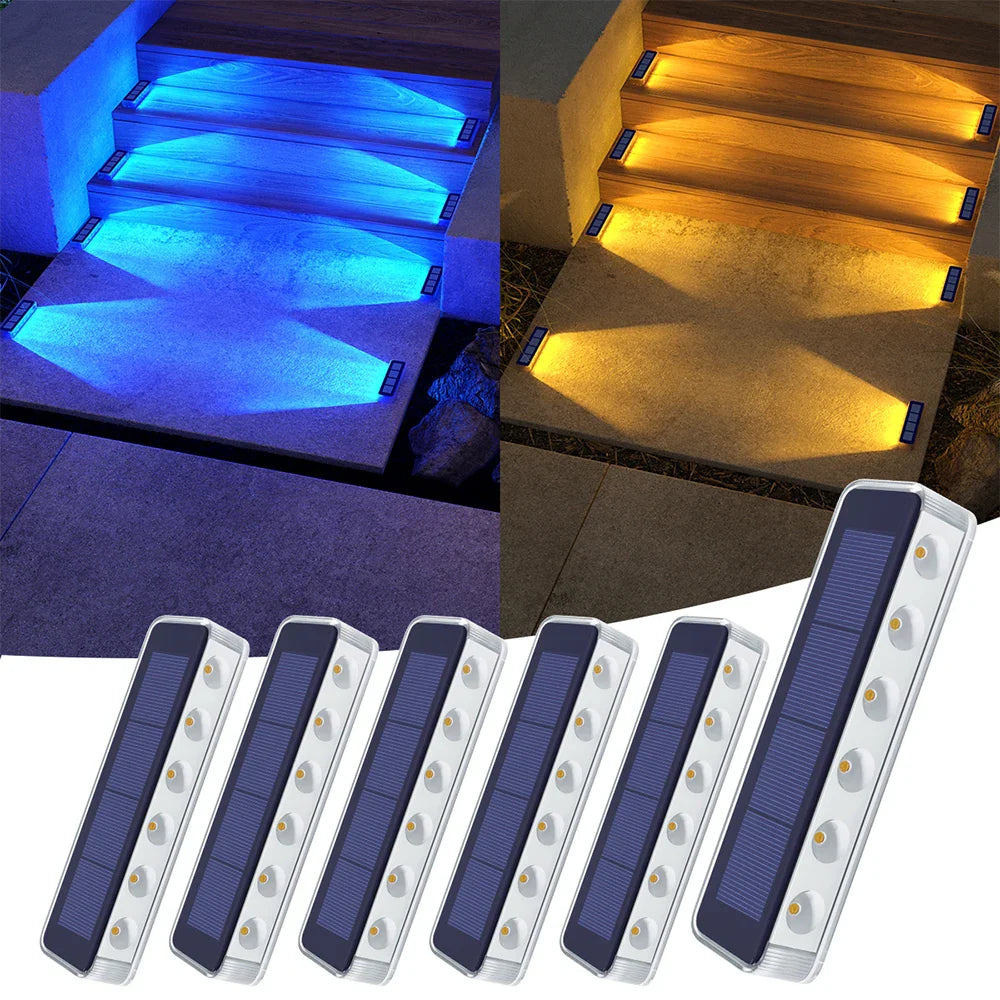 Solar Deck Light Outdoor Solar Lighting Stair Lamp Waterproof IP68 30 LEDs For Railing - Solar Light - view 8