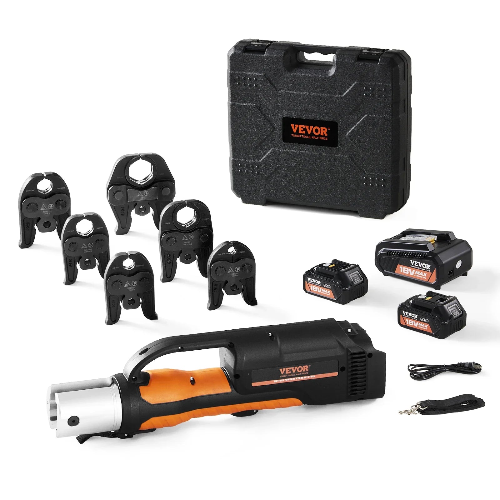SucceBuy 18V Electric Pipe Press Tool For 1/2 to 2 inch Stainless Steel 6 - Home Improvement