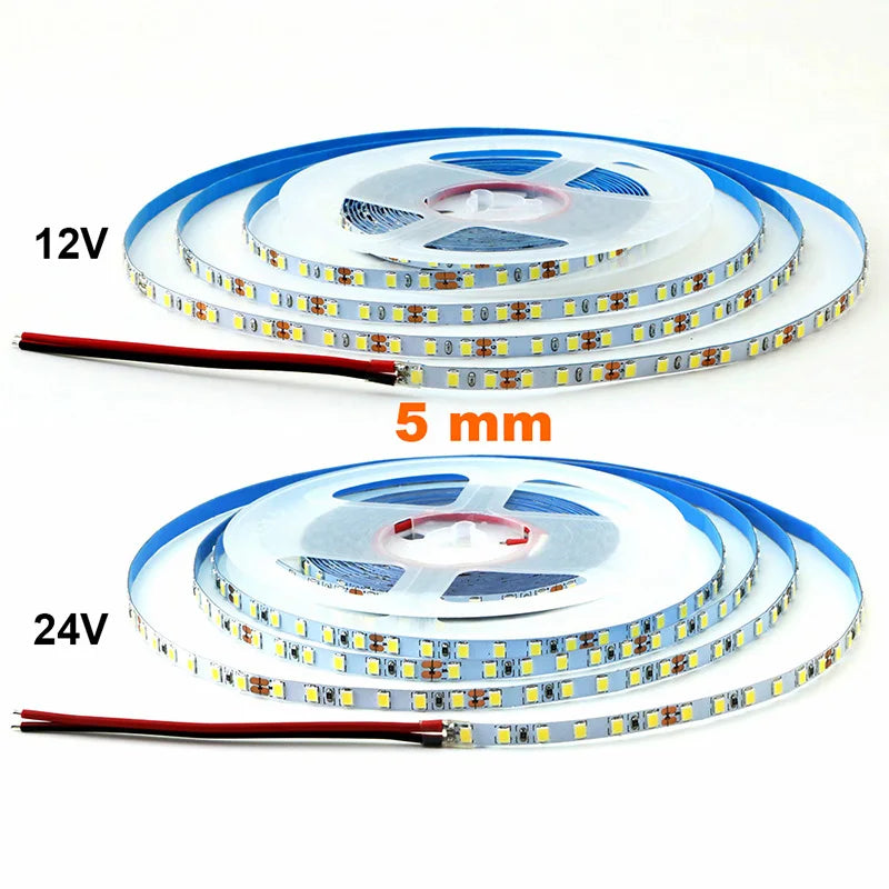 5mm 8mm LED Strip 2835 DC24V 12V 120LEDs/m Home Lamp Strips Red Ice Blue - LED Strip Light - view 2