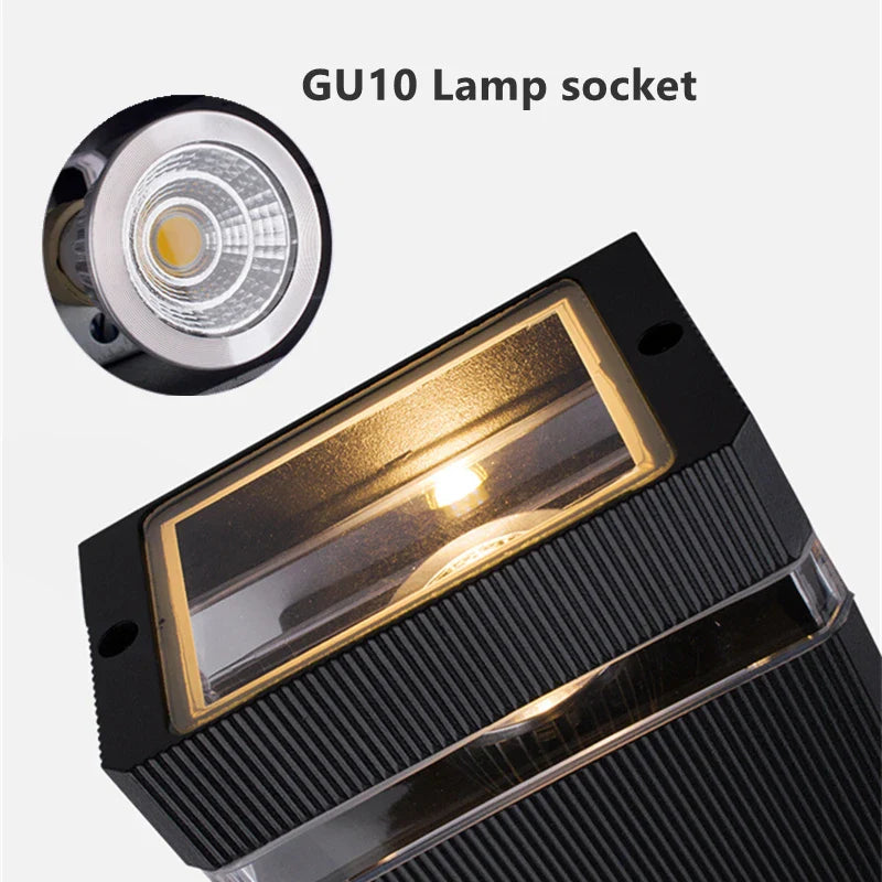 Outdoor IP65 waterproof up and down emitting LED wall lights, acrylic garden balcony porch - Wall Light - view 5