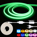 220V Switch COB Led Strip Light ON/OFF Red Green Pink Warm Natural White 288Leds/M - LED Strip Light