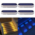 Solar Step Lights Waterproof IP68 Auto On/Off Path Lights Solar Powered Light Bar Solar - Solar Light