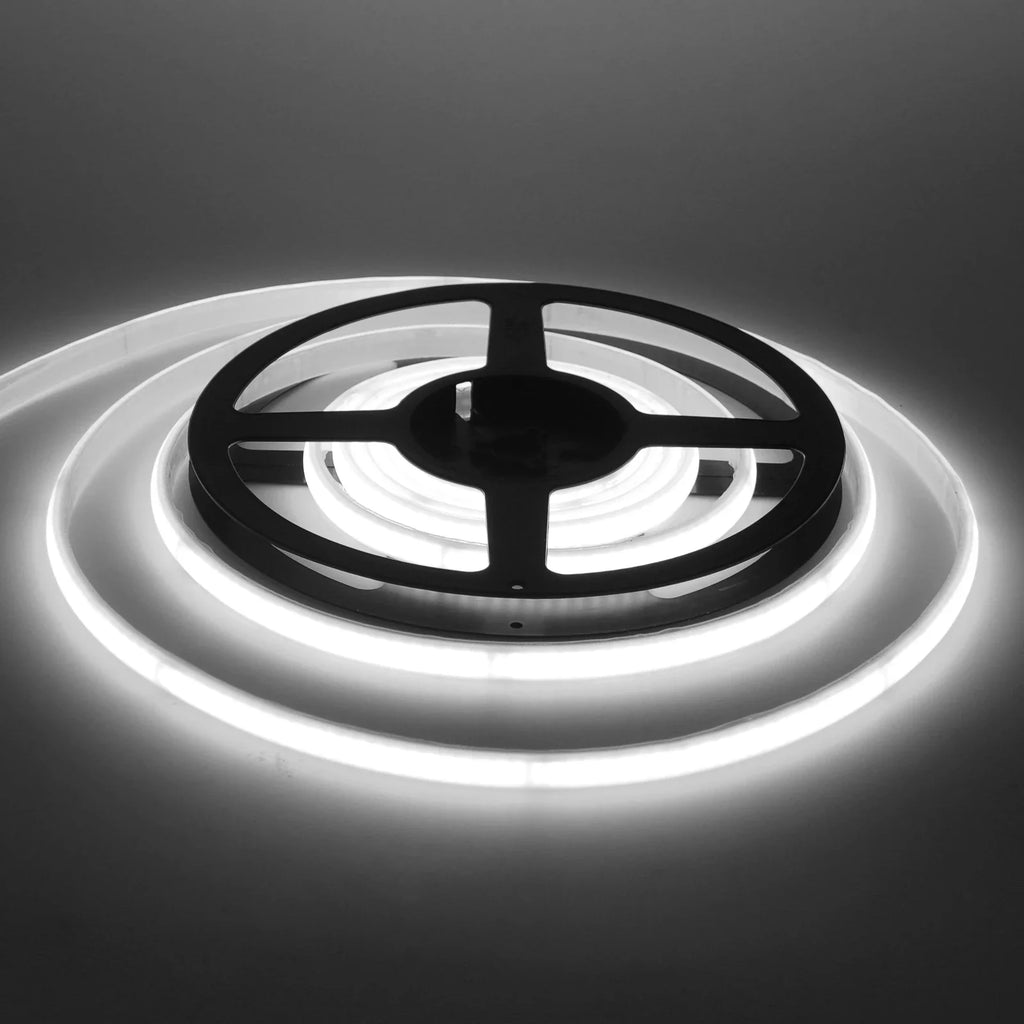 220V Led Ribbon COB Neon Strip Light with EU Plug 240LEDs/m Built-in IC Adhesive - LED Strip Light - view 7
