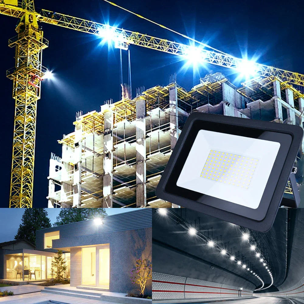 LED Flood Light 10W 20W 30W 50W 100W 220V IP68 Waterproof Outdoor Spotlight Garden - LED Flood Light - view 6