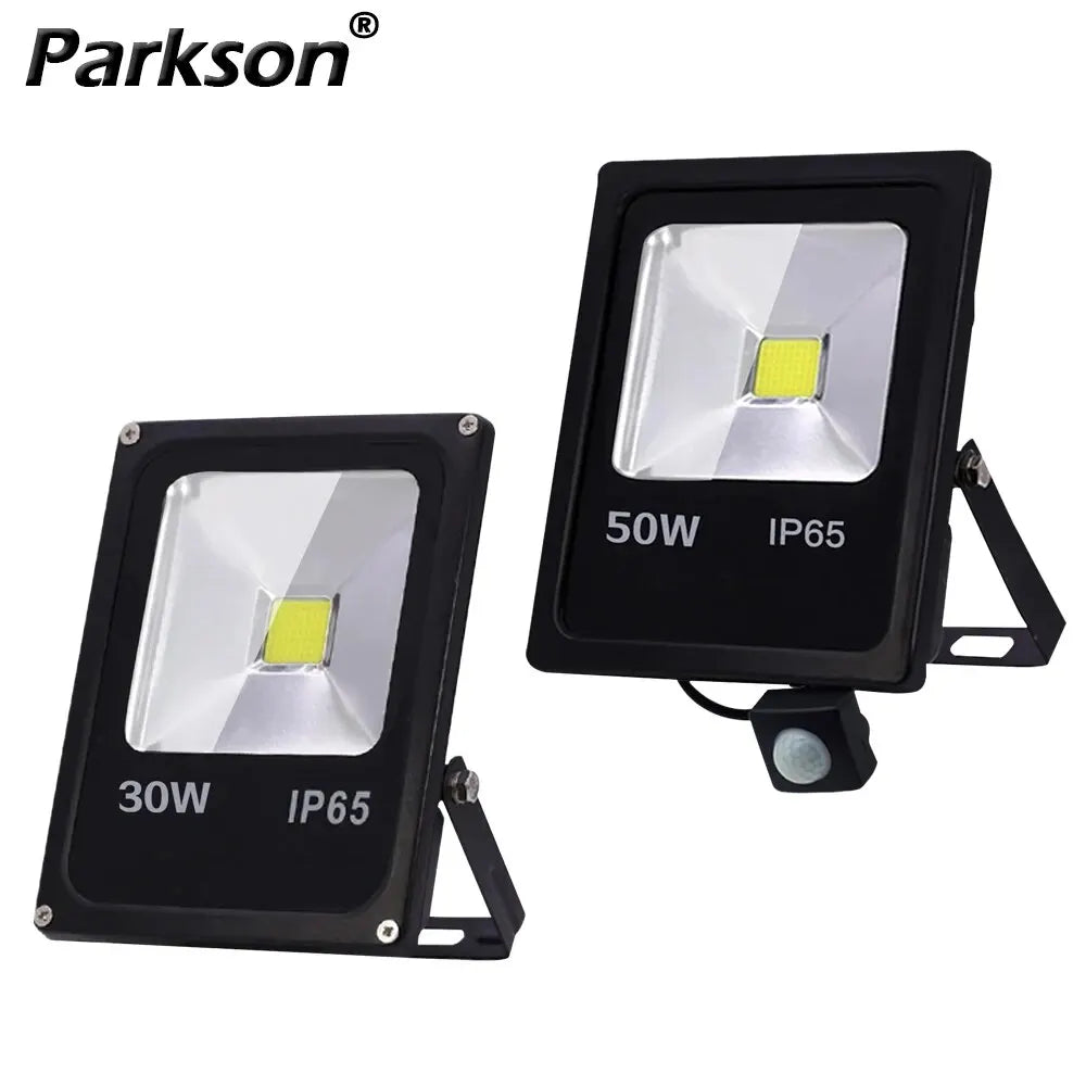 Motion Sensor Led Flood Light 220V 50W 30W 10W Outdoor LED Spotlight Floodlight Wall - LED Flood Light